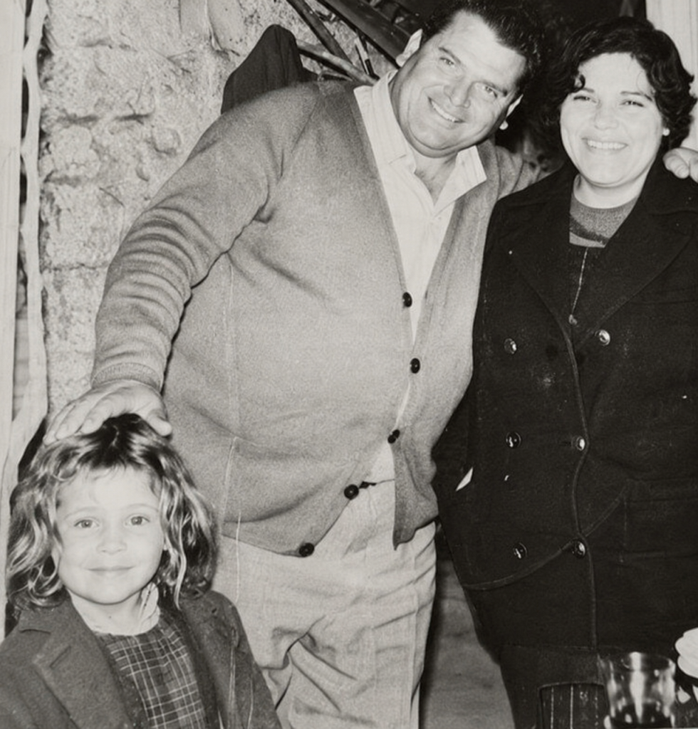 Don Roberto, doña Margarita y su hija Jessica