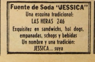 Un lugar en la memoria: la fuente de soda “Jessica” de Los Andes